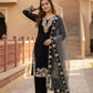 Elegant Faux Georgette Embroidered Suit Set for Festive and Occasion Wear