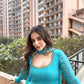 Elegant Faux Georgette Gown Pant Dupatta Set for Festive and Occasion Wear