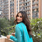 Elegant Faux Georgette Gown Pant Dupatta Set for Festive and Occasion Wear