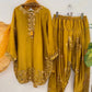 Elegant Faux Georgette Palazzo Suit Set for Festive and Occasion Wear