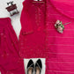 Elegant Faux Georgette Palazzo Suit Set for Festive and Occasion Wear