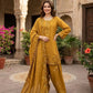Elegant Faux Georgette Palazzo Suit Set for Festive and Occasion Wear
