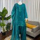 Elegant Faux Georgette Palazzo Suit Set for Festive and Occasion Wear