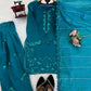 Elegant Faux Georgette Palazzo Suit Set for Festive and Occasion Wear