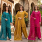 Elegant Faux Georgette Palazzo Suit Set for Festive and Occasion Wear