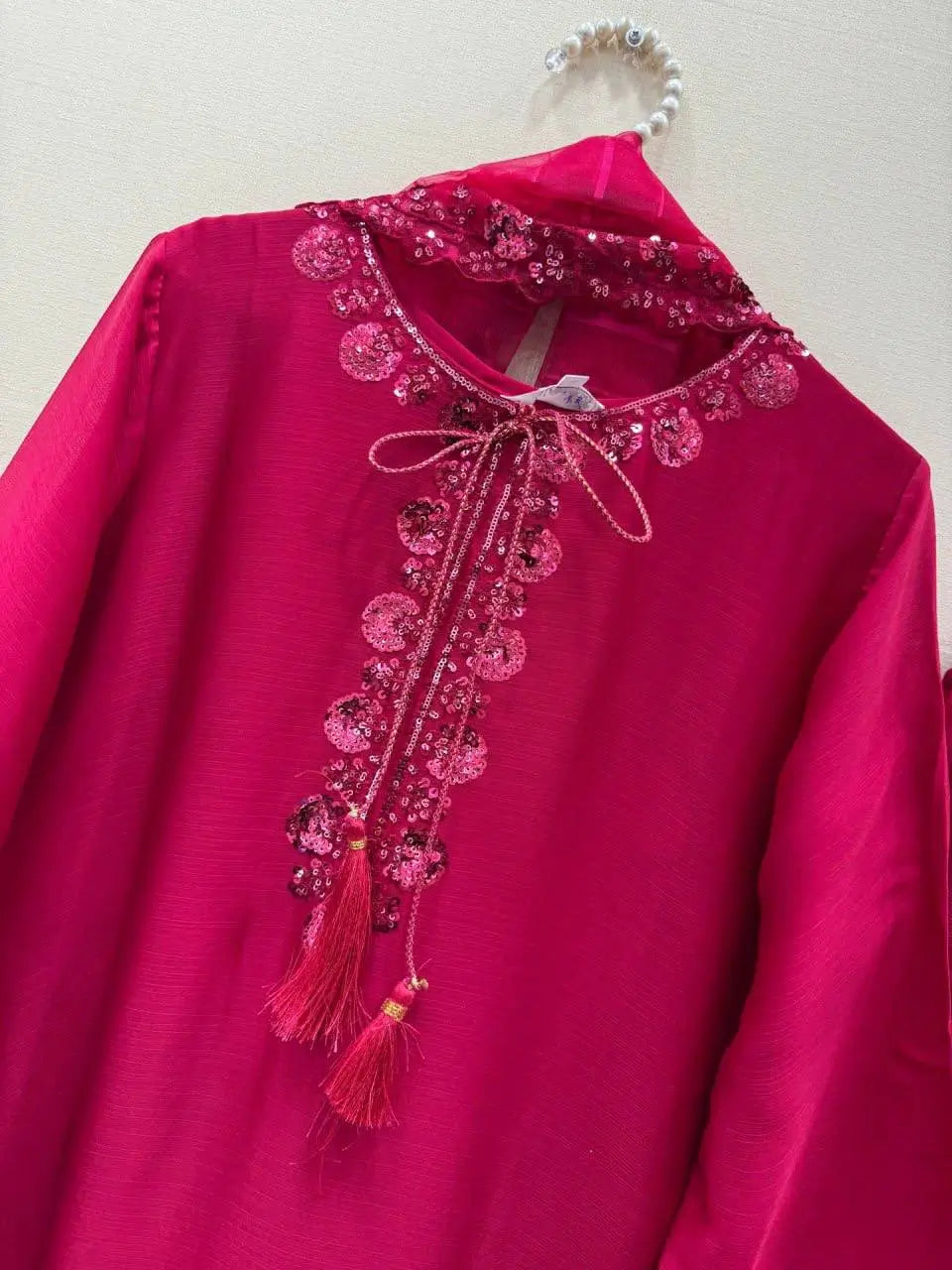 Elegant Faux Georgette Palazzo Suit Set for Festive and Occasion Wear
