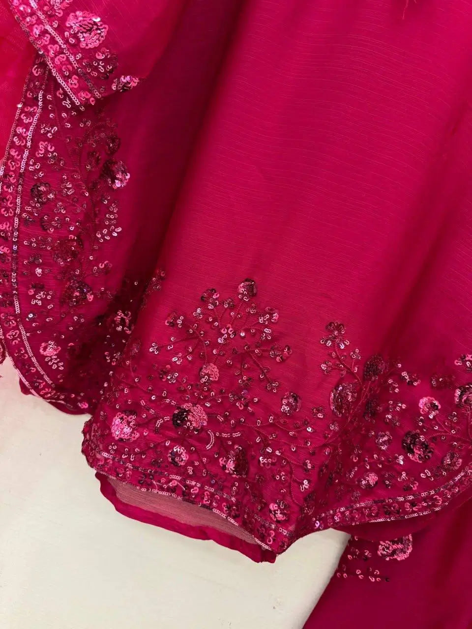 Elegant Faux Georgette Palazzo Suit Set for Festive and Occasion Wear