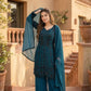Elegant Faux Georgette Palazzo Suit Set for Festive and Party Wear