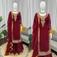 Elegant Faux Georgette Palazzo Suit Set for Festive and Wedding Wear