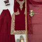 Elegant Faux Georgette Palazzo Suit Set for Festive and Wedding Wear