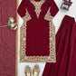 Elegant Faux Georgette Palazzo Suit Set for Festive and Wedding Wear