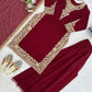 Elegant Faux Georgette Palazzo Suit Set for Festive and Wedding Wear