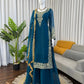 Elegant Faux Georgette Palazzo Suit Set for Festive and Wedding Wear