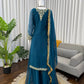 Elegant Faux Georgette Palazzo Suit Set for Festive and Wedding Wear