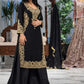 Elegant Faux Georgette Palazzo Suit Set for Festive and Wedding Wear
