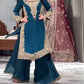 Elegant Faux Georgette Palazzo Suit Set for Festive and Wedding Wear