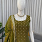 Elegant Fendy Silk Embroidered Kurta Set for Festive and Wedding Wear