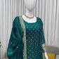 Elegant Fendy Silk Embroidered Kurta Set for Festive and Wedding Wear