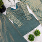 Elegant Fendy Silk Palazzo Suit Set for Festive and Occasion Wear