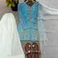 Elegant Fendy Silk Palazzo Suit Set for Festive and Occasion Wear