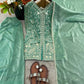 Elegant Fendy Silk Palazzo Suit Set for Festive and Occasion Wear
