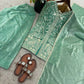 Elegant Fendy Silk Palazzo Suit Set for Festive and Occasion Wear