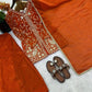 Elegant Fendy Silk Palazzo Suit Set for Festive and Occasion Wear