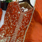 Elegant Fendy Silk Palazzo Suit Set for Festive and Occasion Wear
