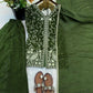 Elegant Fendy Silk Palazzo Suit Set for Festive and Occasion Wear