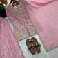Elegant Fendy Silk Palazzo Suit Set for Festive and Occasion Wear