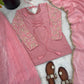 Elegant Fendy Silk Palazzo Suit Set for Festive and Occasion Wear