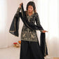 Elegant Fendy Silk Palazzo Suit Set for Festive and Occasion Wear