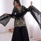 Elegant Fendy Silk Palazzo Suit Set for Festive and Occasion Wear