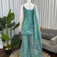 Elegant Fendy Silk Plazo Set for Festive and Wedding Wear