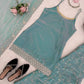 Elegant Fendy Silk Plazo Set for Festive and Wedding Wear