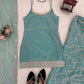 Elegant Fendy Silk Plazo Set for Festive and Wedding Wear