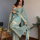 Elegant Fendy Silk Plazo Set for Festive and Wedding Wear