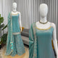 Elegant Fendy Silk Plazo Set for Festive and Wedding Wear