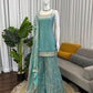 Elegant Fendy Silk Plazo Set for Festive and Wedding Wear