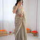 Elegant Fendy Silk Ready to Wear Saree for Office and Function Wear