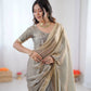 Elegant Fendy Silk Ready to Wear Saree for Office and Function Wear