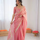 Elegant Fendy Silk Ready to Wear Saree for Office and Function Wear