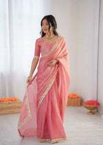 Elegant Fendy Silk Ready to Wear Saree for Office and Function Wear