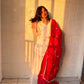 Elegant Fendy Silk Sharara Suit Set for Festive and Party Wear