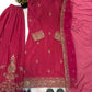 Elegant Festive Embroidered Crepe Silk Sharara Set for Wedding and Celebration Wear