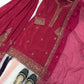 Elegant Festive Embroidered Crepe Silk Sharara Set for Wedding and Celebration Wear