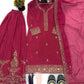 Elegant Festive Embroidered Crepe Silk Sharara Set for Wedding and Celebration Wear