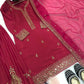 Elegant Festive Embroidered Crepe Silk Sharara Set for Wedding and Celebration Wear