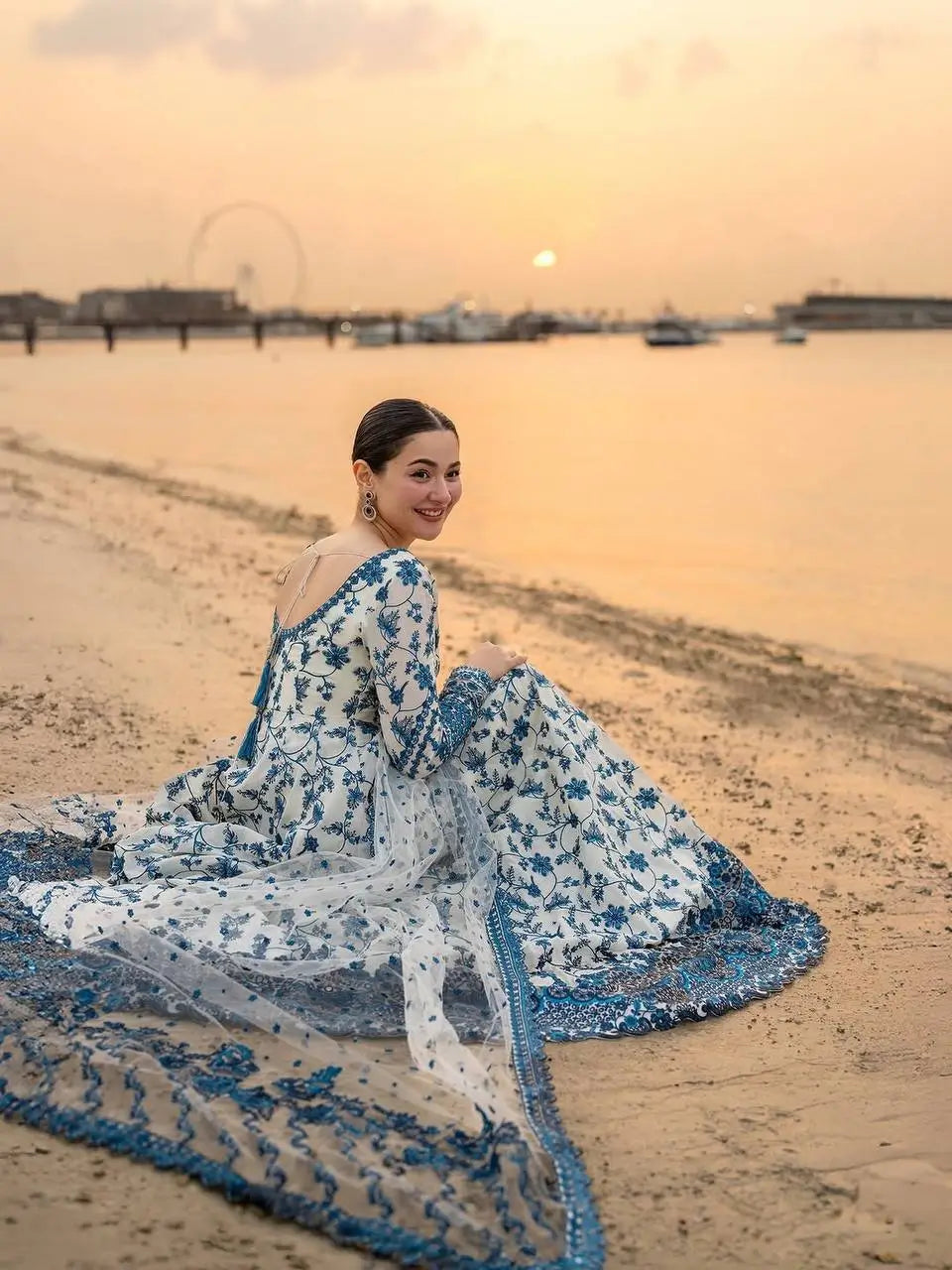 Elegant Floral Georgette Anarkali Set for Festive and Day Occasion Wear