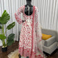 Elegant Floral Georgette Anarkali Set for Festive and Day Occasion Wear